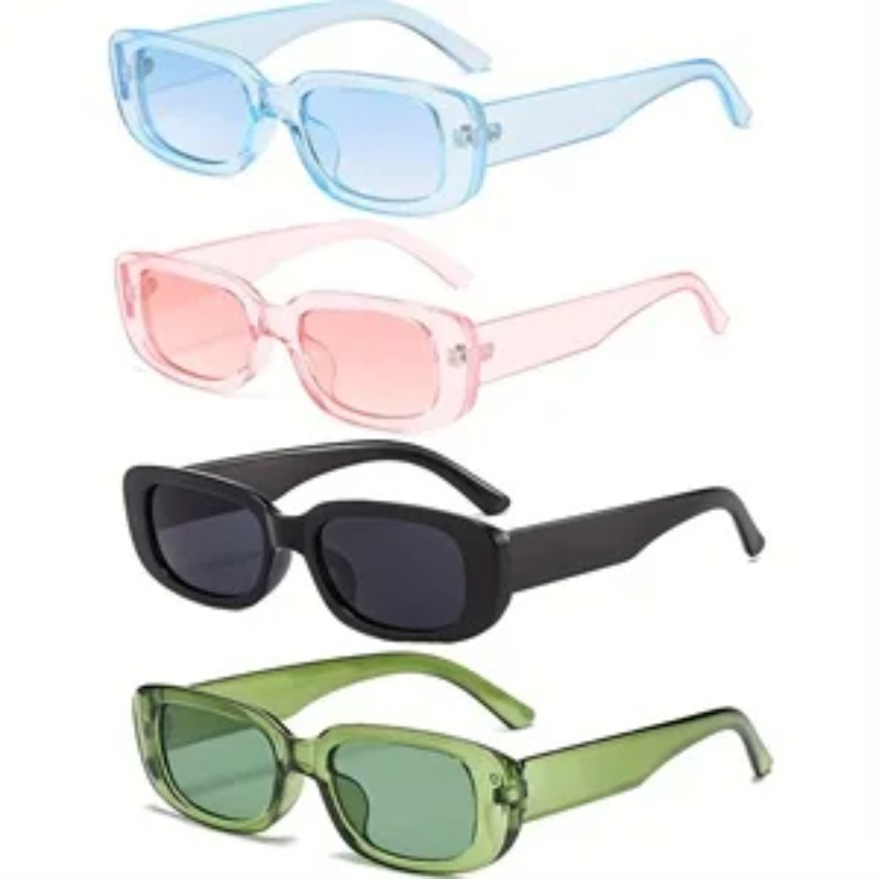 Vintage Fashion Brands - 1/4 Stück Neue Kleine Quadratische Sonnenbrille