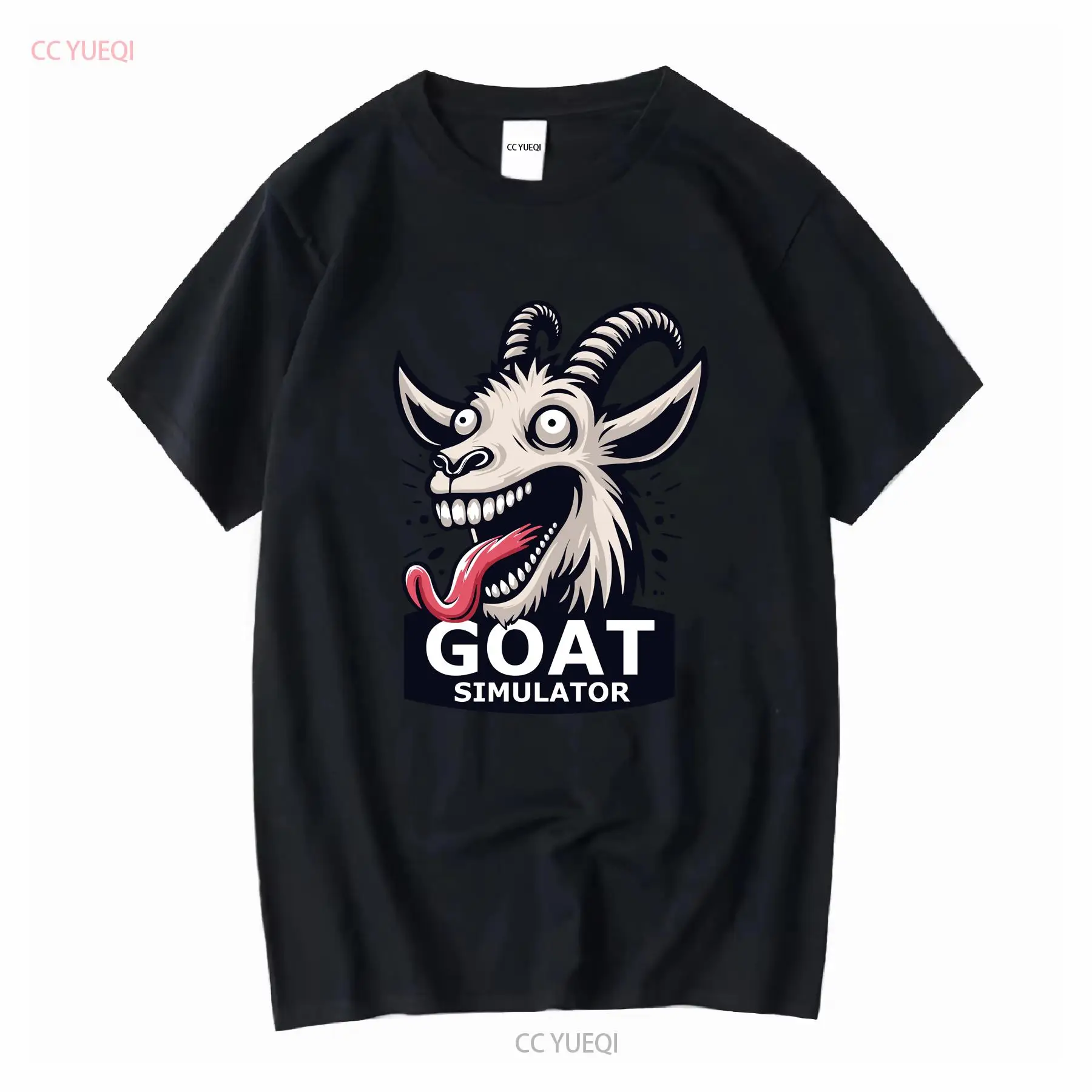 Vintage Flannel Shirt - Goat Simulator Screaming T-Shirt, lang oder
