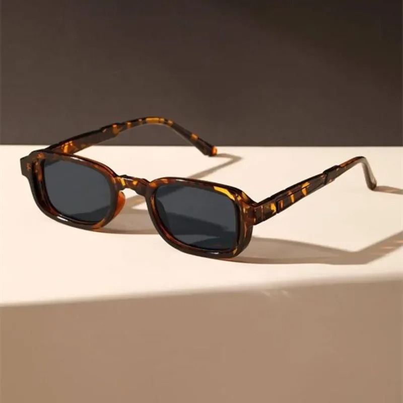 Vintage Fashion Brands - Luxuriöse Rechteckige Sonnenbrille für Damen, Ovale