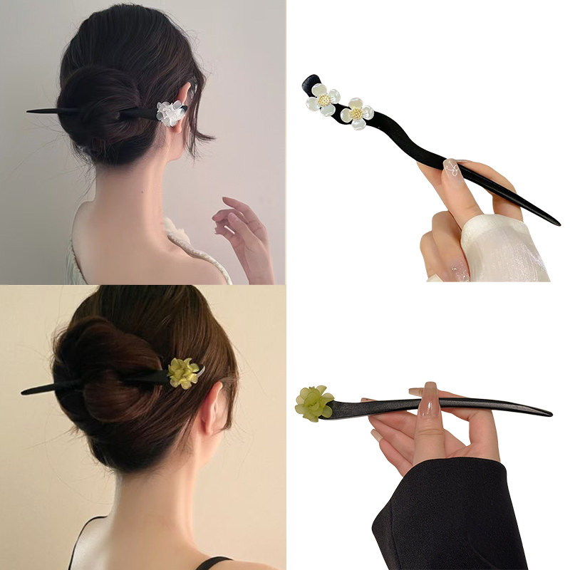 Vintage Fashion Outfit - Vintage Chinesischen Stil Holz Blume Haar