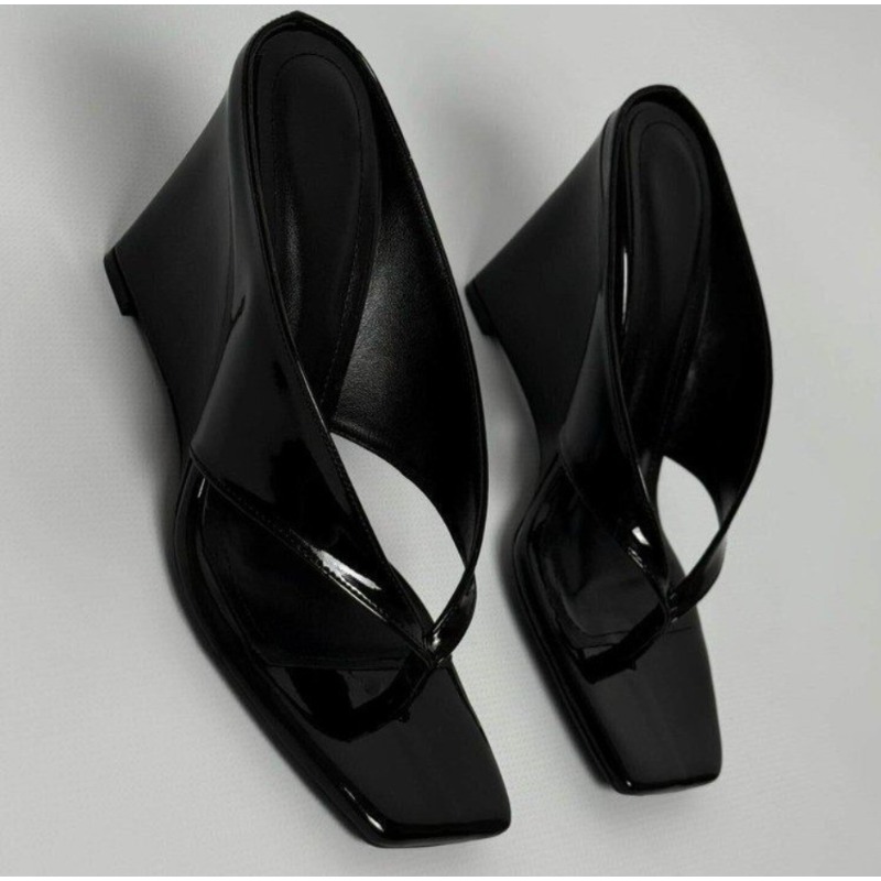 Vintage Fashion Outfit - Sommer 2026 Neue Damen Quadratische Clip-Toe
