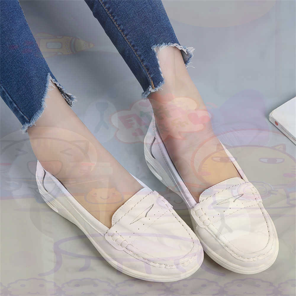 Vintage Fashion Resale - Weiche Slip-on Damen Große Größe Schuhe