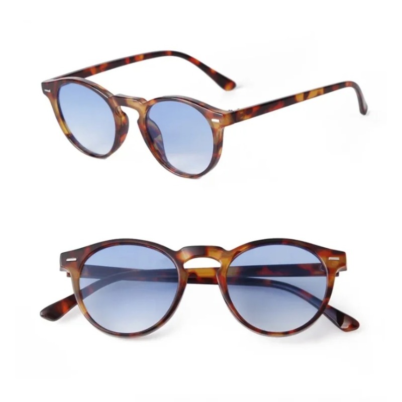 Vintage Fashion Brands - Vintage Mode Runde Sonnenbrille für Damen
