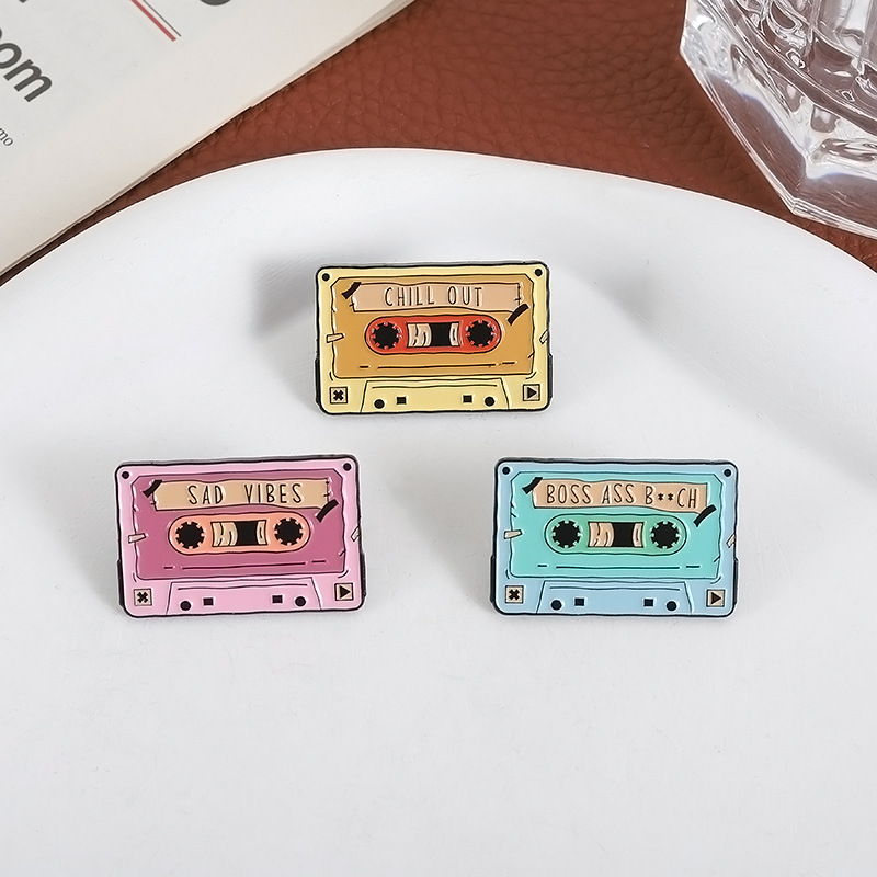 Vintage Musik Tape Emaille Bro – Vintage Vibes Fashion Bewertung und Preis