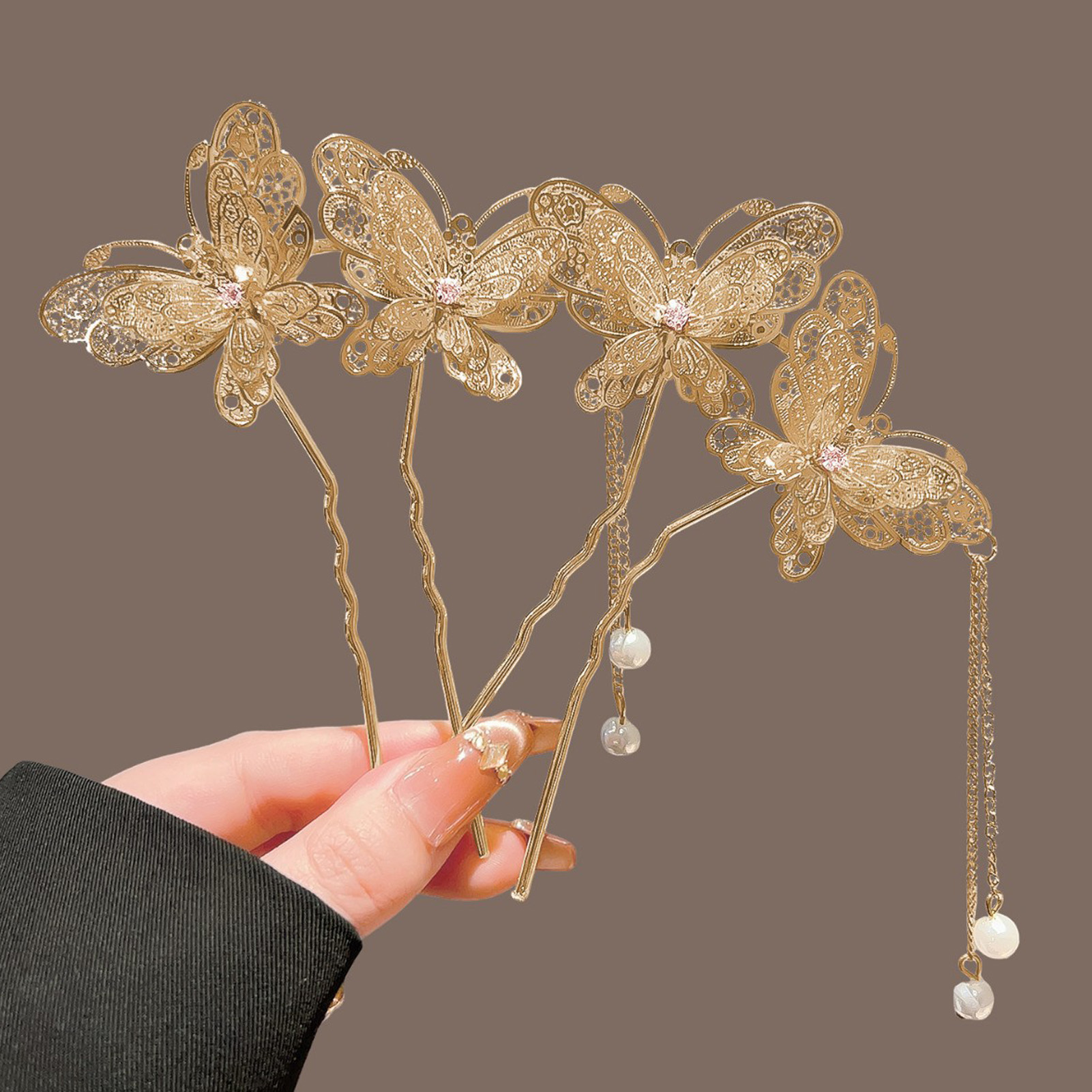 Neo-chinesische Doppel-Schmett – Vintage Fashion Outfit Bewertung und Preis