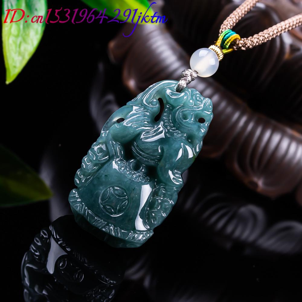 Burmesischer Jadeit Pixiu Anhä – Vintage Fashion Accessories Bewertung und Preis