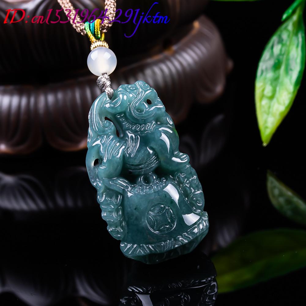 Burmesischer Jadeit Pixiu Anhä – Vintage Fashion Accessories Bewertung und Preis