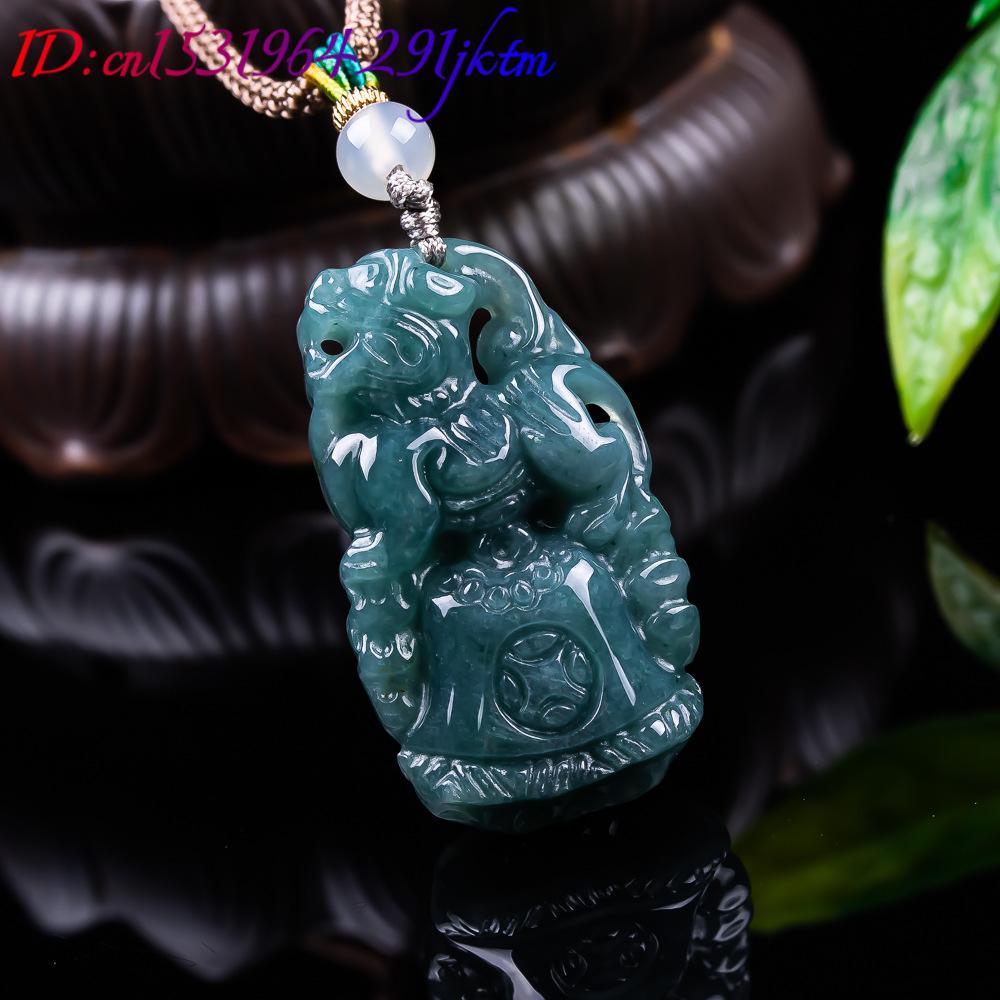 Burmesischer Jadeit Pixiu Anhä – Vintage Fashion Accessories Bewertung und Preis