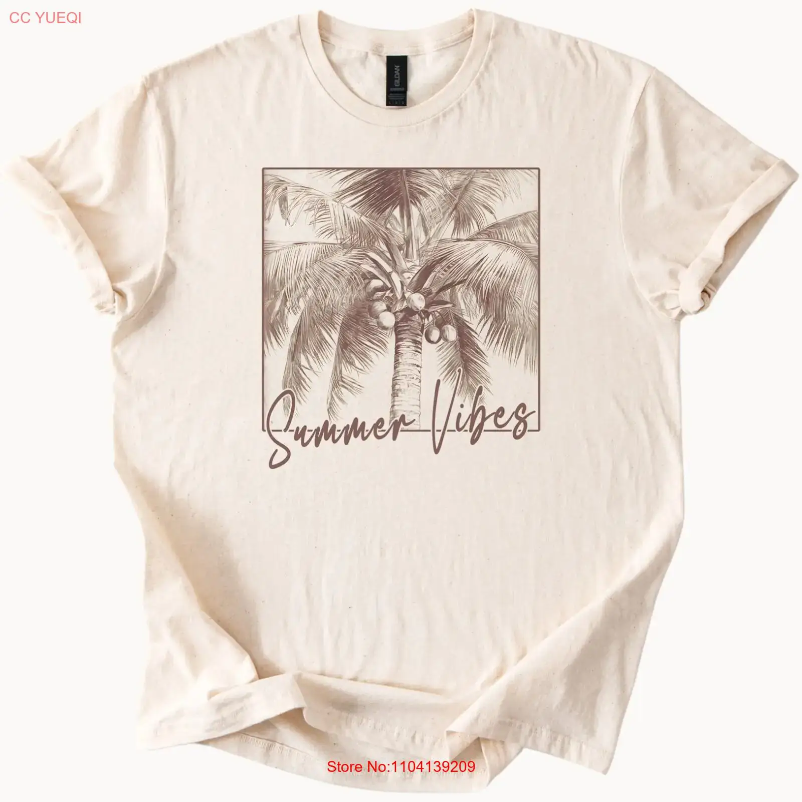 Summer Vibes Palm Tree T-Shirt – Vintage Vibes Fashion Bewertung und Preis