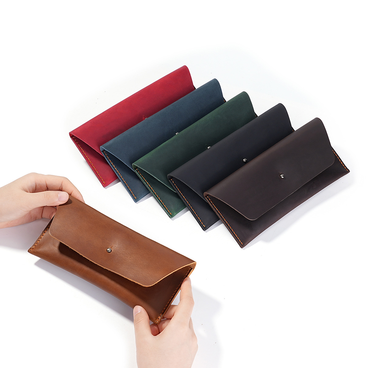 Umschlag-Geldbörse aus echtem  – Vintage Fashion Brand Names Bewertung und Preis