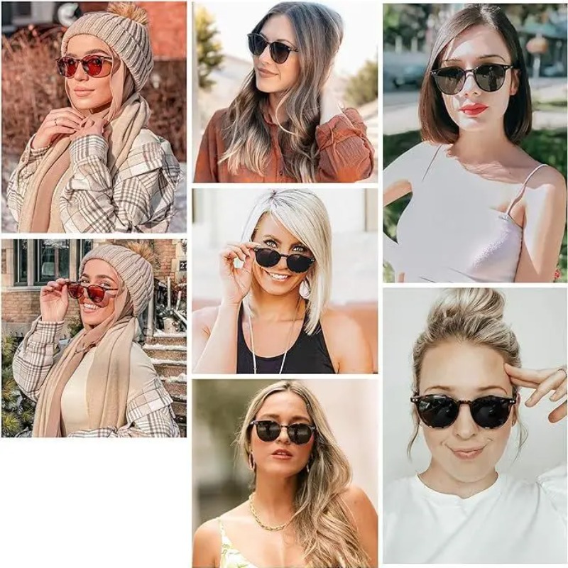 Vintage Mode Runde Sonnenbrill – Vintage Fashion Brands Bewertung und Preis