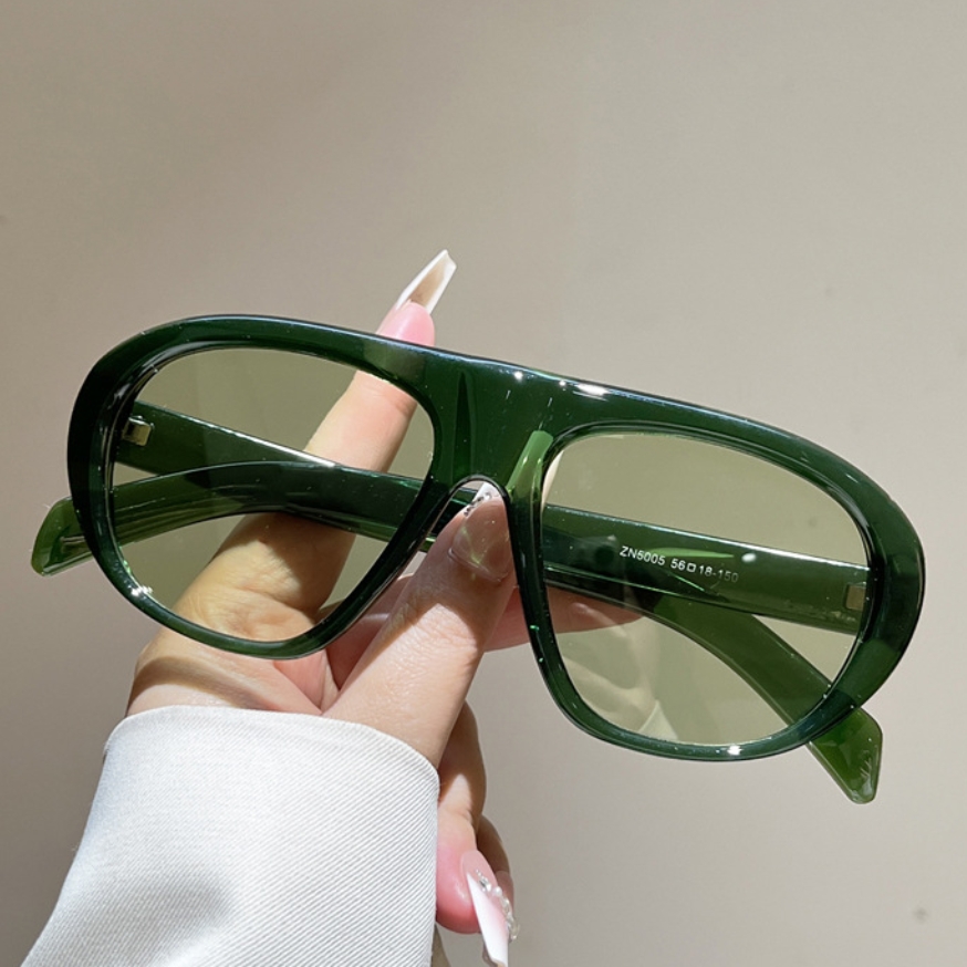 Neue Übergroße Piloten-Sonnenb – Vintage Fashion Brands Bewertung und Preis
