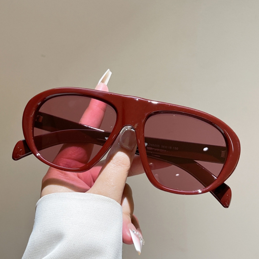 Neue Übergroße Piloten-Sonnenb – Vintage Fashion Brands Bewertung und Preis